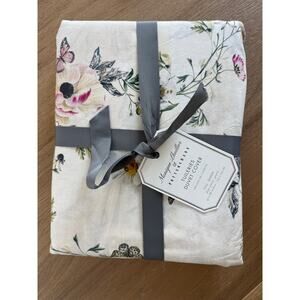 New Pottery Barn Monique Lhuillier Tuileries Queen Duvet Cover